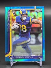 2025 Topps Chrome Terrance Ferguson Rookie Auto #RA-TFE 189/199 Rams