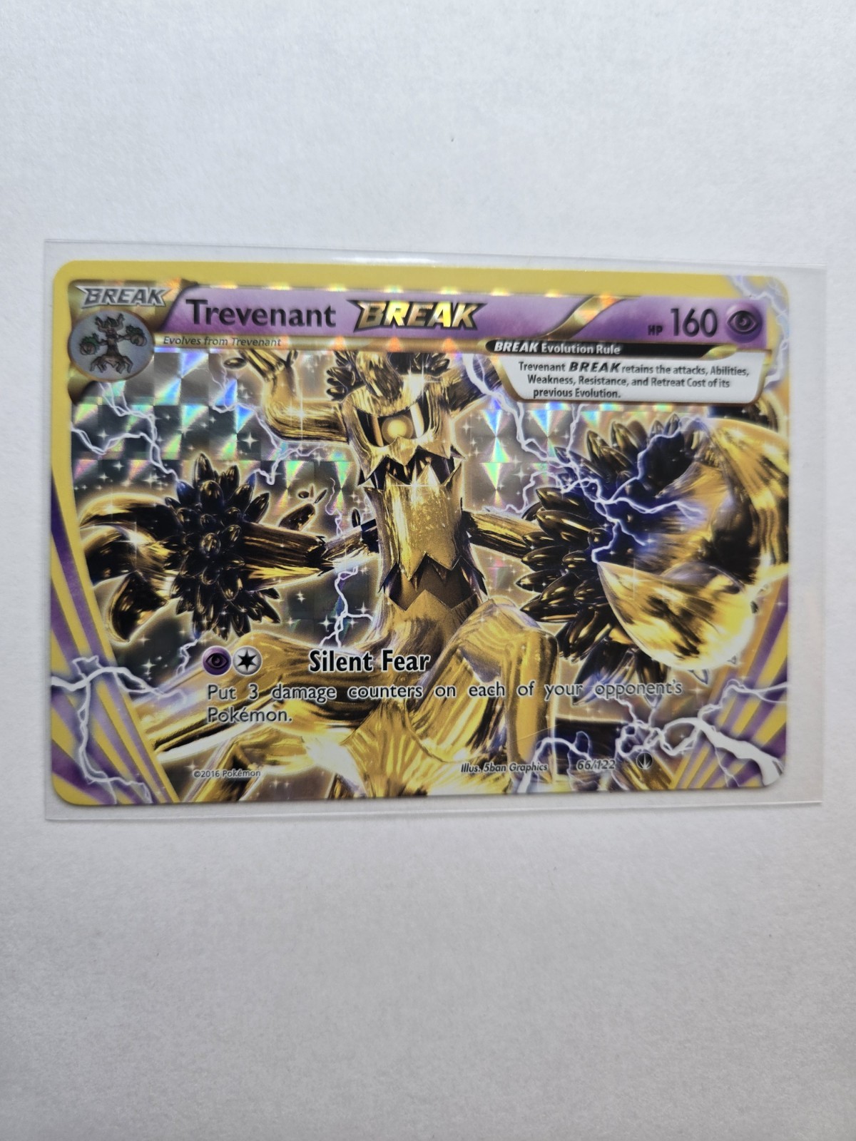 Trevenant BREAK 66/122 Rare BREAK XY - BREAKpoint Pokémon Card LP AA57