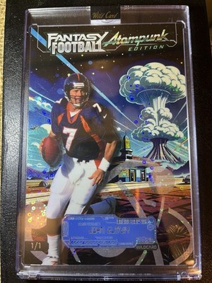 John Elway 1/1 Disco Mammoth 2026 Wild Card Atompunk Fantasy Football