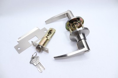 Premier Lock Light Duty Entry Door Handle Lock Set Satin Nickel LEVO2X