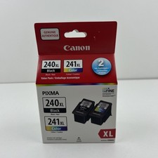 Genuine Canon PG-240XL Black CL-241XL Color Ink Cartridge Value Pack NEW Sealed