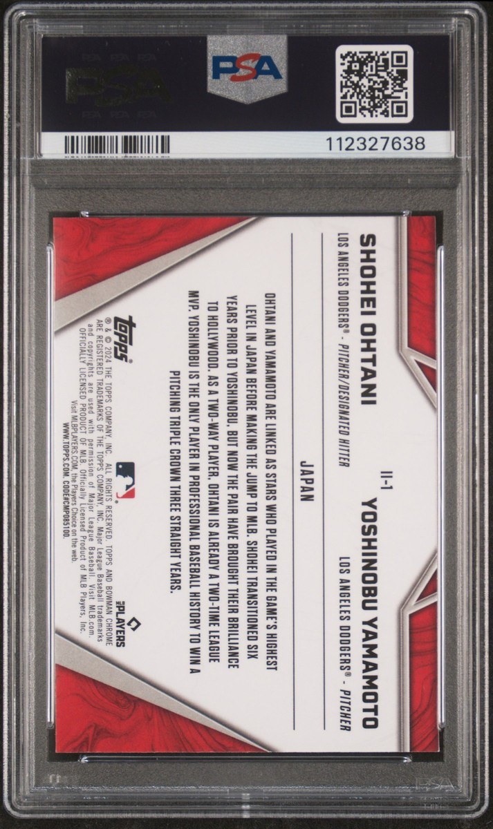 Hit!oshi ‼️ 2024 Bowman Chrome - International Impact Shohei Ohtani