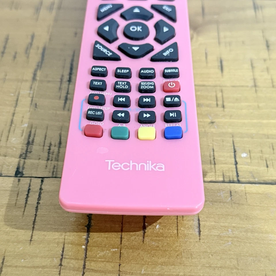 Technika Pink LED TV/DVD Combi Player TV Screen Pink Remote Only Working Tech - Image 2 of 4