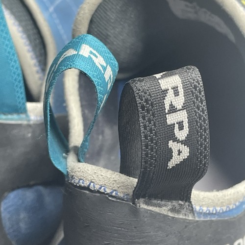 Scarpa Helix 70005-001 Blue Mountain Rock Climbing Shoes Lace Up Men's Size 11.5 - Picture 12 of 17