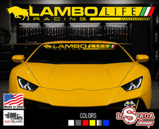 Fit Lamborghini Huracan Gallardo Aventador Murcielago Windshield Decal Sticker
