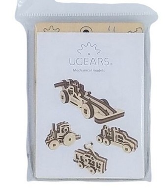 Ugears Mechanical Models Wooden Vehicle Set