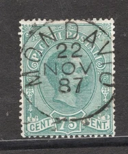 ITALY Q4 PARCEL POST MONDAVIO 1887 SOCKED ON NOSE CANCEL 