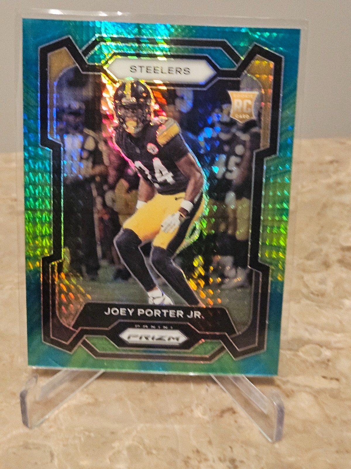2023 Prizm JOEY PORTER JR #386 /175 Rookie Card RC Steelers Hyper Prizm