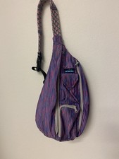 Kavu Rope Sling Crossbody Backpack Hiking Outdoor Purple  Pink Bag