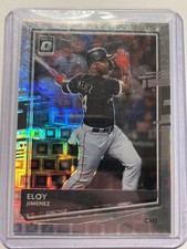 Eloy Jimenez 2020 Donruss Optic Pandora Silver Prizm #136 /99 FOTL Parallel Card