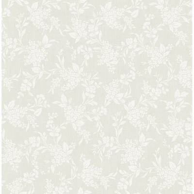 NextWall Neutral Tonal Floral Peel and Stick Wallpaper