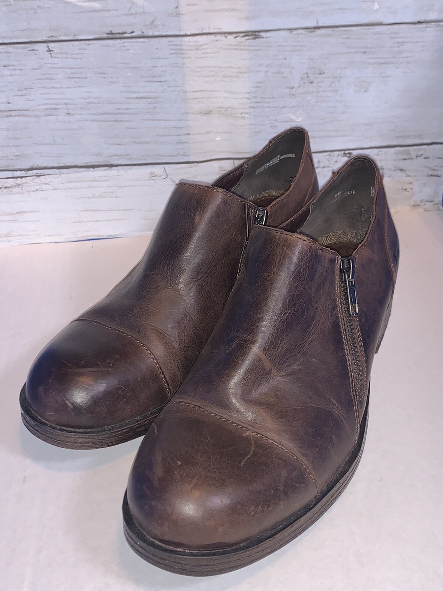 BOC Born Concept Men\'s Cap Toe Oxford Shoe - Size 10-Double Zipper & Chunky Sole BOC Born Concept Z20323 Women Brown Double Zipper Cap Toe  main image 4