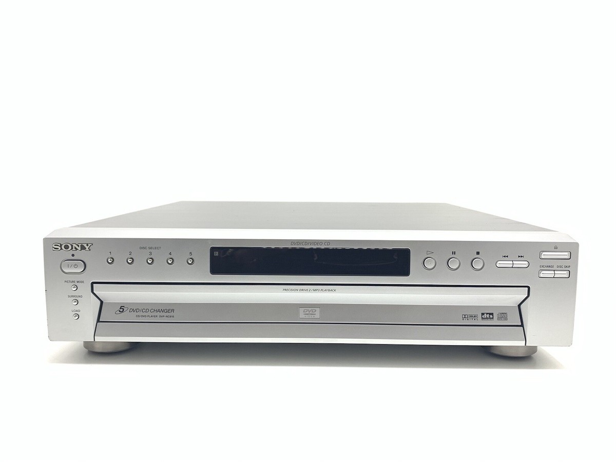 Sony Dvp-Nc615 Dvd Cd Carousel Compact Disc + Remote Vintage