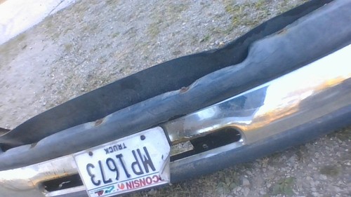 original Bumper For 1994 Ford Ranger Front Chrome With Molding - Picture 10 of 24