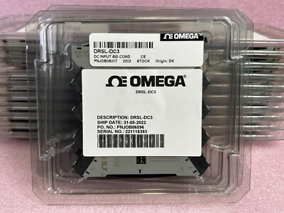 *NEW* OMEGA DRSL-DC3 DIN RAIL SIGNAL CONDITIONER YEAR 2022