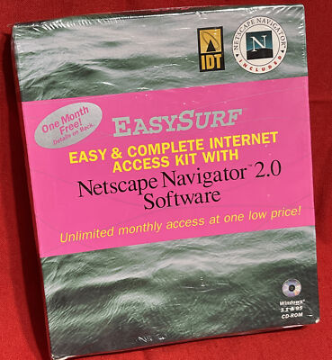 ''Vintage'' NOS NETSCAPE NAVIGATOR 2.0  WINDOWS 3.1 & 95