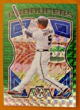 2021 Panini Mosaic Producers Mosaic Green #1 Freddie Freeman Atlanta Braves