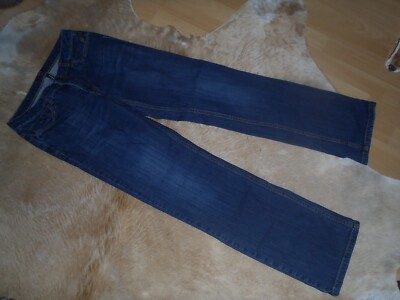 HIS women's jeans Demin size 40/33 blue model Mara second hand look!!