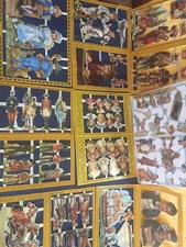 WOW Exclusive 8pc Lot Mamelok Die Cut Scrap Relief England Victorian 1986-88