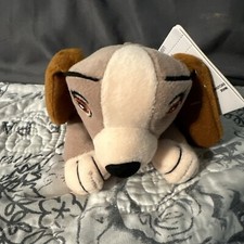 Walt Disney World LADY and The Tramp 8" Bean Bag Plush.