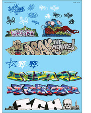 Railroad Graffiti G Scale Decal Set