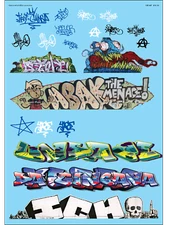 Railroad Graffiti G Scale Decal Set