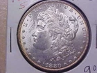 1880 s Morgan Silver Dollar unc NICE  (x3334)