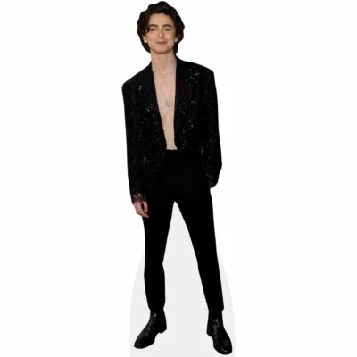 CELEBRITY CUTOUTS Timothée Chalamet (Topless) a grandezza naturale