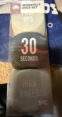 Workout Foam Dice Set---6 Pieces-2.25'' Cubes----Create Unique Routines