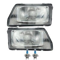 Halogen Scheinwerfer Set Rechts & Links H4 FüR Fiat Cinquecento Inklusive Lampen