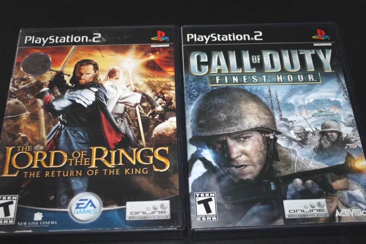 Call of Duty (Playstation 2 PS2 Video Game Lot) Tested. 2 Games