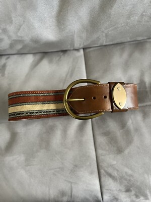 Ralph Lauren Rugby Gents Adjustable Wide Leather Size Medium  display picture 1