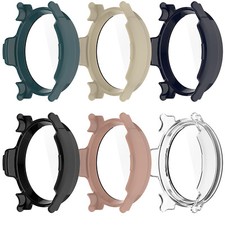 New All-in-One Watch Case Tempered Screen Film Protector for Garmin Lily2 Active