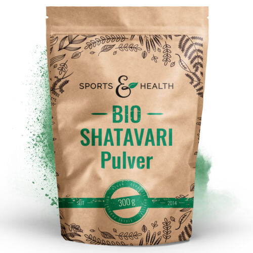 Bio Shatavari Pulver - Ayurveda 300g - Vegan - 100% Natürlich - Mit Messlöffel - Afbeelding 1 van 7