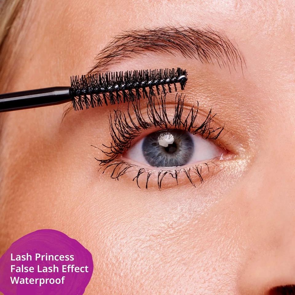 Black Waterproof Mascara 3 Pack Volumizing False Lash Effect Vegan Cruelty Free - Image 4 of 4