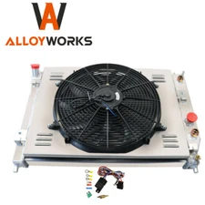 Fits for 2003-2013 CHEVY CORVETTE SSR 3 Row Radiator Shroud Fan Kits