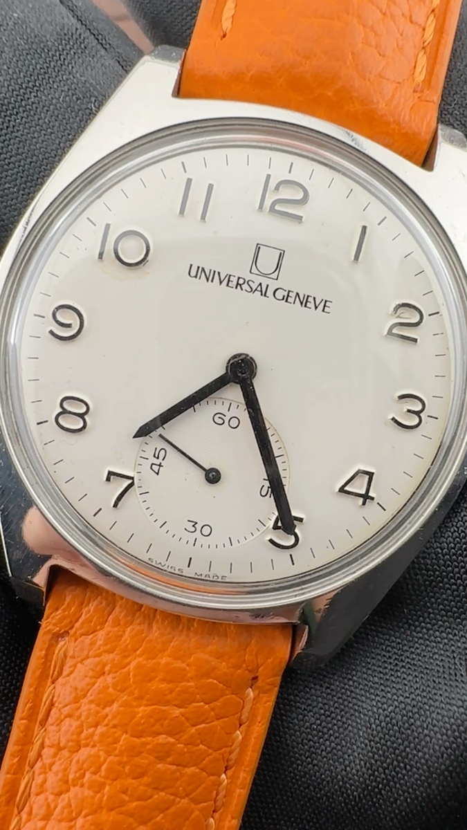 Men's Watch Universal Genève Ferrovie Dello Stato 36Mm Steel