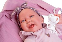 Antonio Juan MäDchen Puppe Babypuppe Carla Mit Tragetuch, 42 Cm