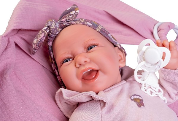Antonio Juan MäDchen Puppe Babypuppe Carla Mit Tragetuch, 42 Cm-image