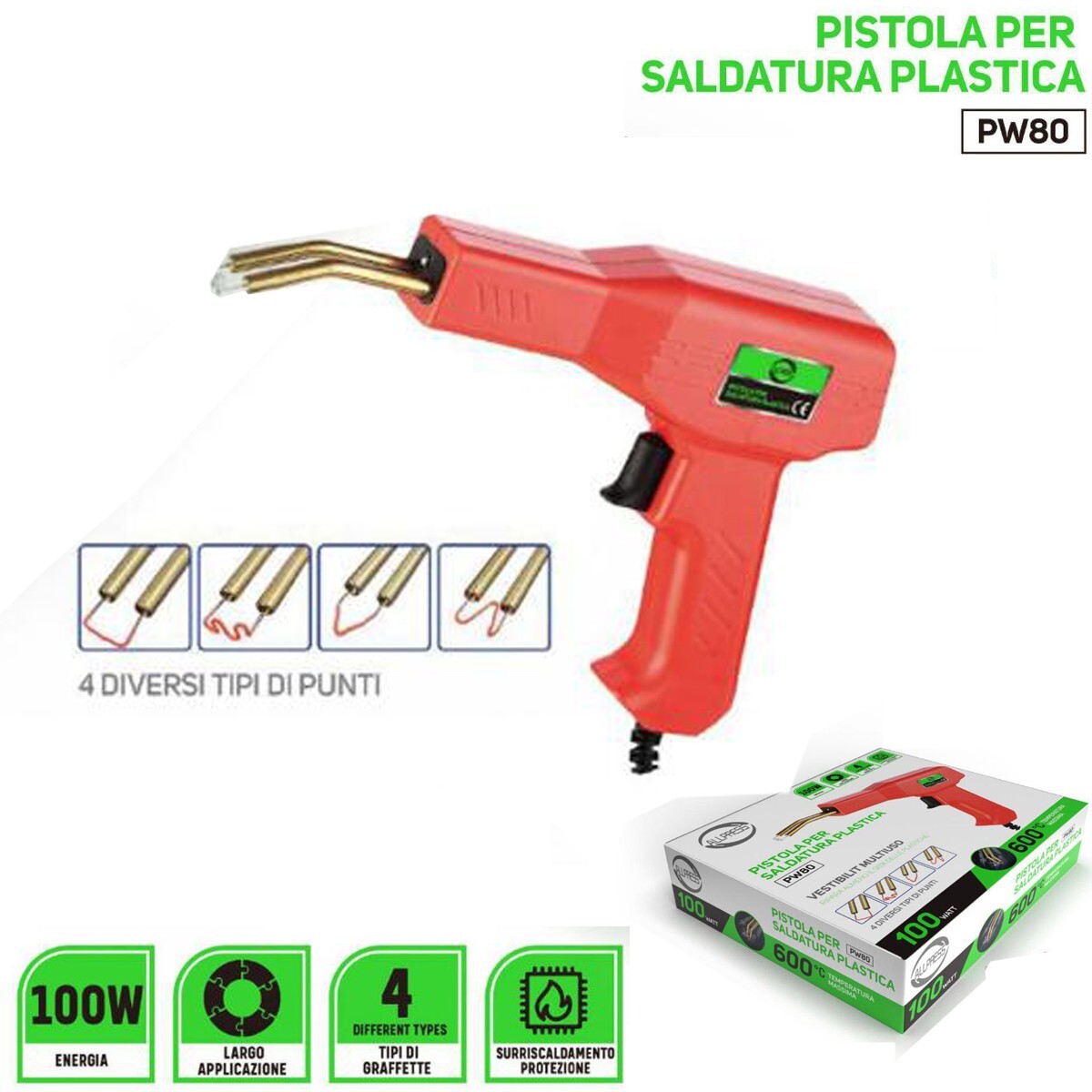 Sa.Di. Srls - Saldatore istantaneo a pistola 100W Fasano Tools FG 95/SP100