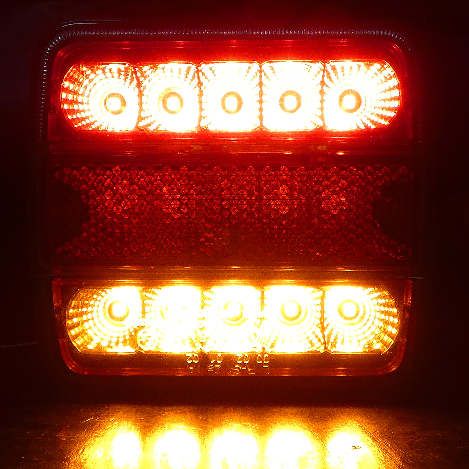 2X LED 12V Rücklicht Rückleuchten PKW Anhänger Leuchte Blinklicht 4 Funktionen