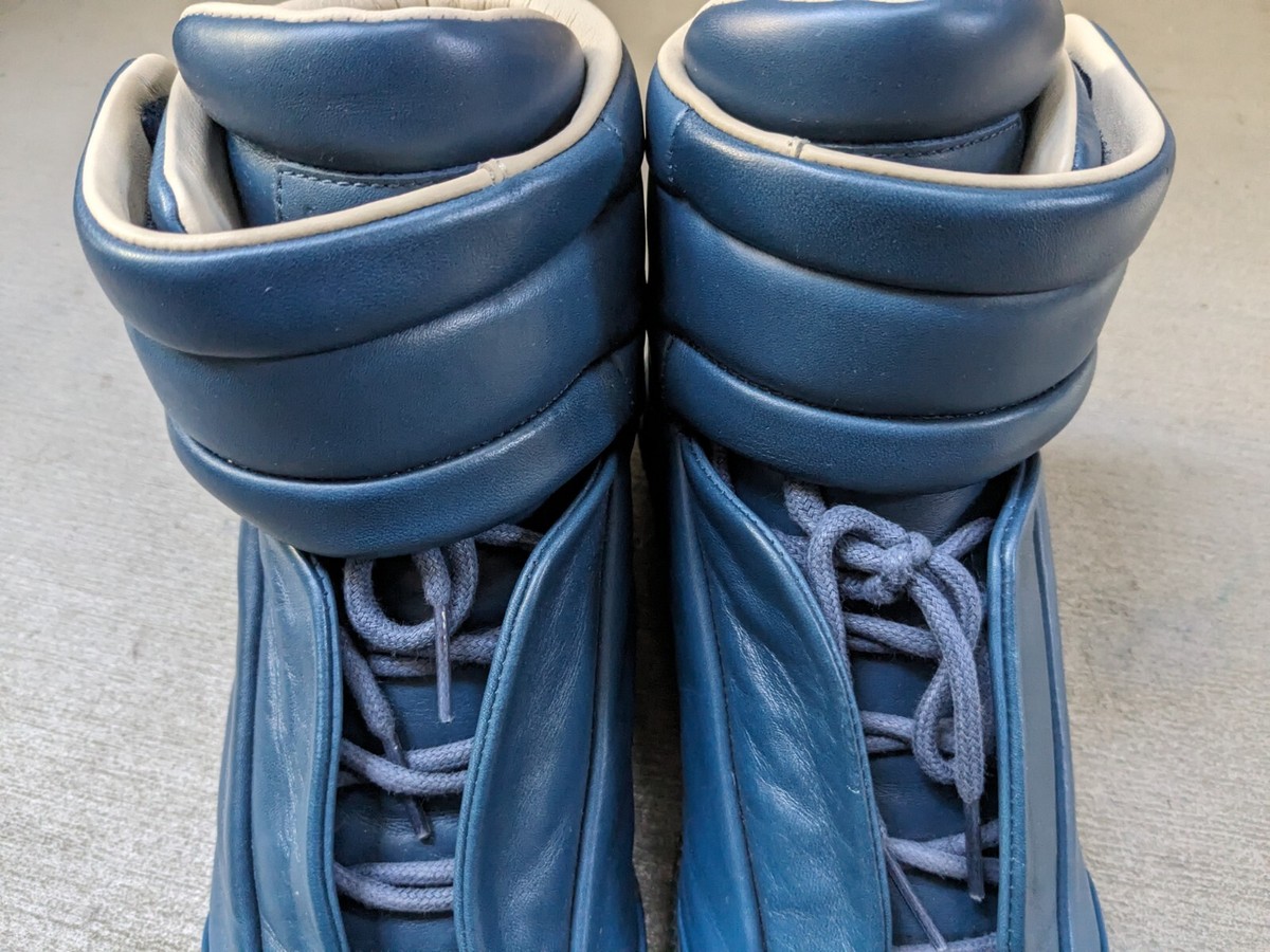 Maison Margiela Future Men Blue 7 40 Leather Sneakers Shoes