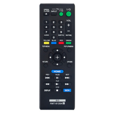 RMT-B120A Replace Remote for Sony Blu-ray BDP-S590 BDP-S390 BDP-S4100