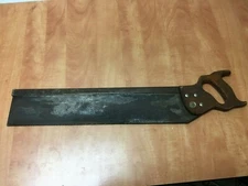 Vintage Warranted Superior 10 TPI Miter Saw 21.5" Blade & 29" OAL 4" cutting dep