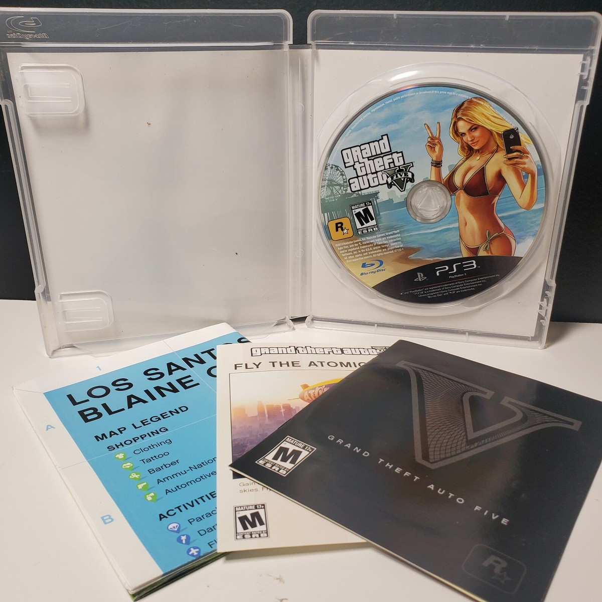Grand Theft Auto V (GTA 5) Playstation 3 (PS3) — COMPLETE CIB
