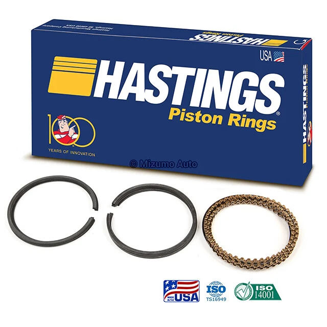 Anillos de pistón Hastings aptos para Ford 08-11 6,4 L Turbo Power Stroke 32 V VIN R Foto 2 de 4