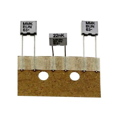 20x MMK Folien Kondensator Radial 0,022µF 63V DC Evox Rifa MMK5223K63J01TR18 22n