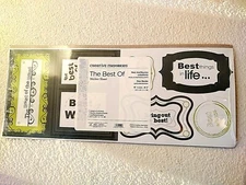 Creative Memories Sticker Sheet 2012 The Best Of 12" NOS Sealed Words & Phrases