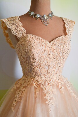 Lace Short Homecoming Prom Cocktail Mini PAGEANT FORMAL BALL DRESS GOWN M  6/8 | eBay