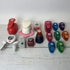 Fiskars, EK Success And Others Paper Punch Lot Scrapbook - Stars, Flower, More